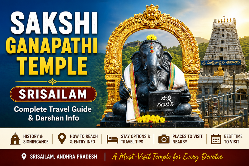 Sakshi Ganapathi Temple Srisailam – Complete Travel Guide & Darshan Info