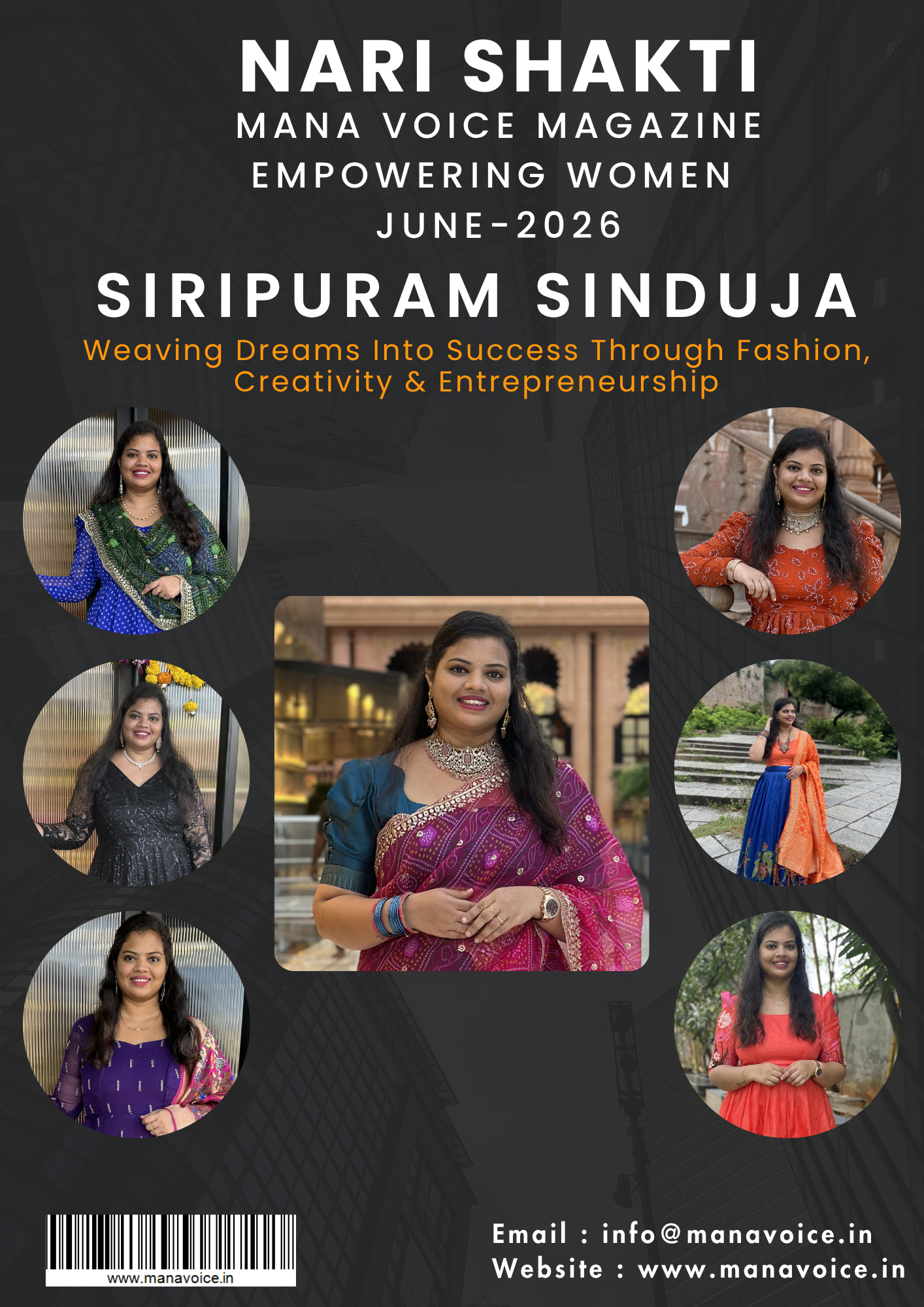 Siripuram Sinduja – Weaving Dreams Into Success Through Fashion, Creativity & Entrepreneurship  | Nari Shakti - Empowering Women
