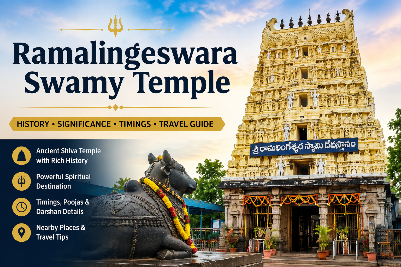 Sri Ramalingeswara Swamy Temple – Complete Travel Guide for Devotees