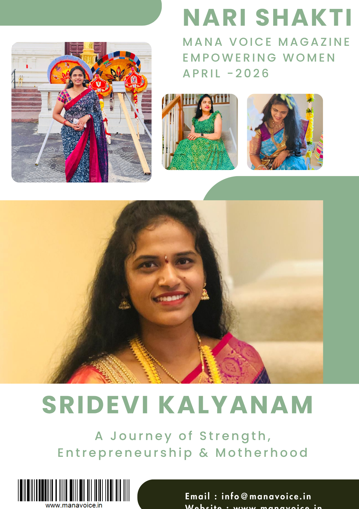 Nari Shakti – Success Story: Sridevi Kalyanam | A Journey of Strength, Entrepreneurship & Motherhood | Nari Shakti - Empowering Women