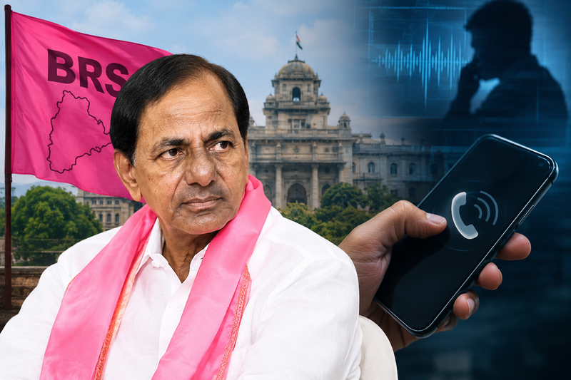 BRS Leaders May Be Named in Telangana Phone Tapping Case