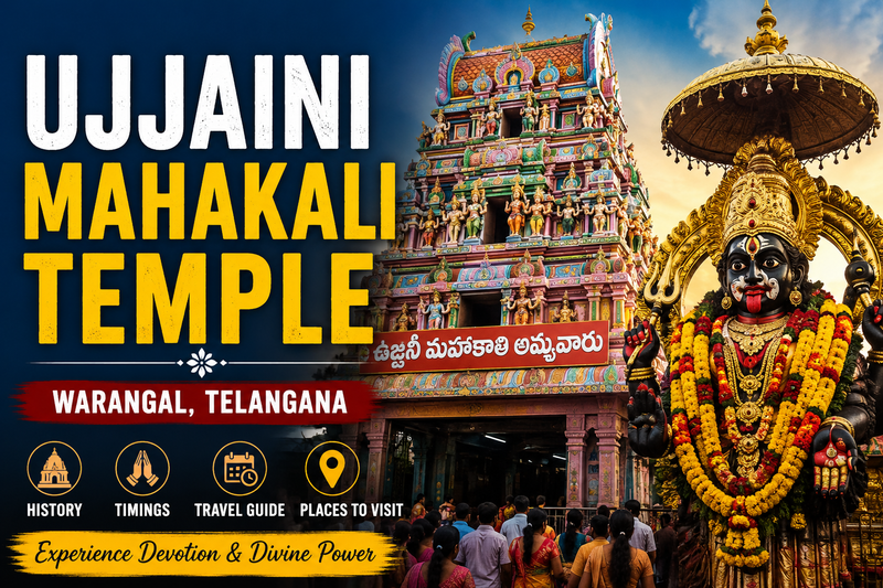 Ujjaini Mahakali Temple – Famous Shakti Temple in Telangana