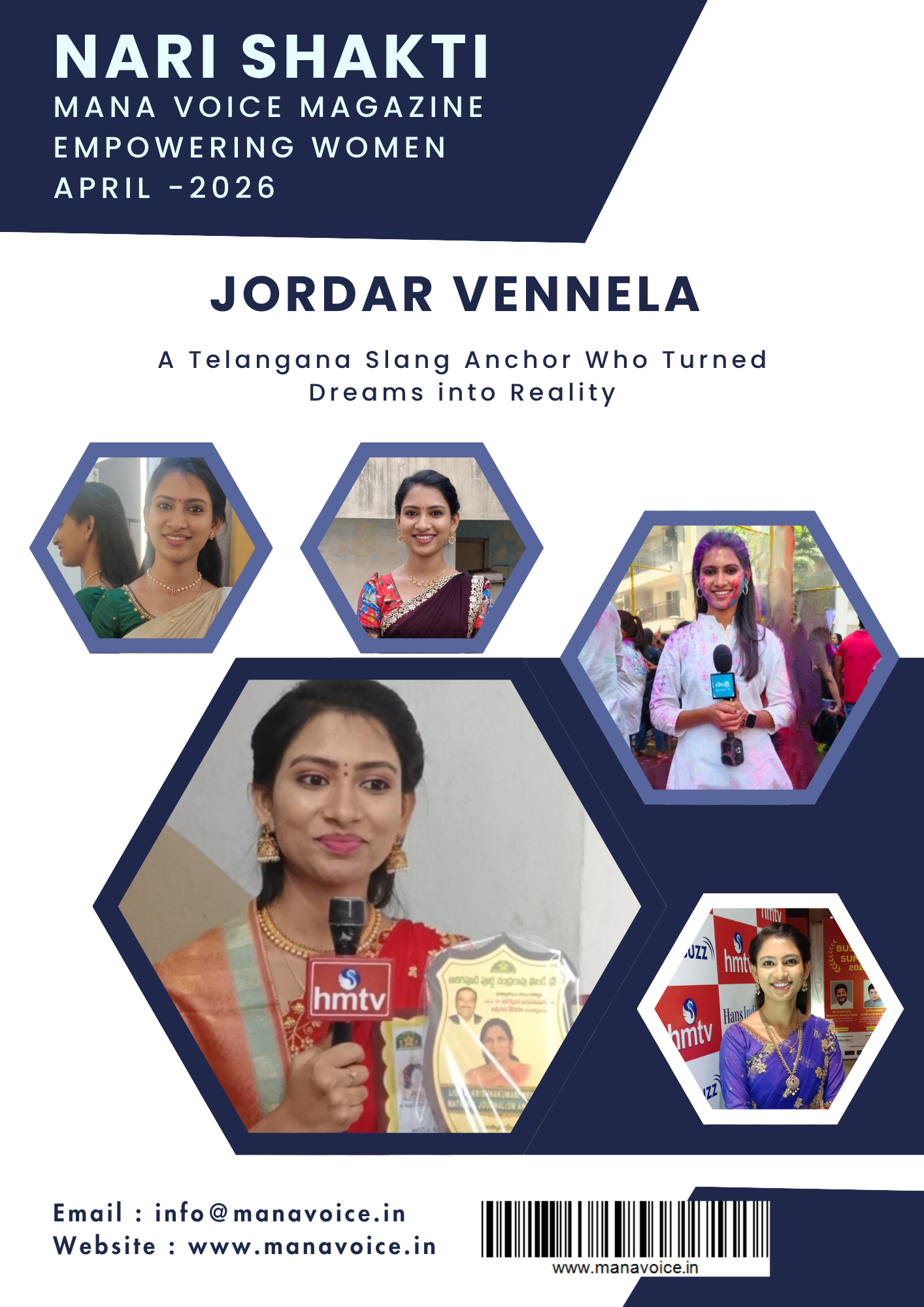 Nari Shakti – Success Story: Vennela (Sharadha Racharla) | A Telangana Slang Anchor Who Turned Dreams into Reality  | Nari Shakti - Empowering Women