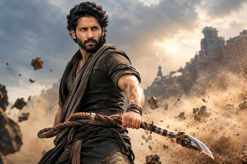 Vrushakarma Poster Naga Chaitanya Promises an Action-Packed Ride
