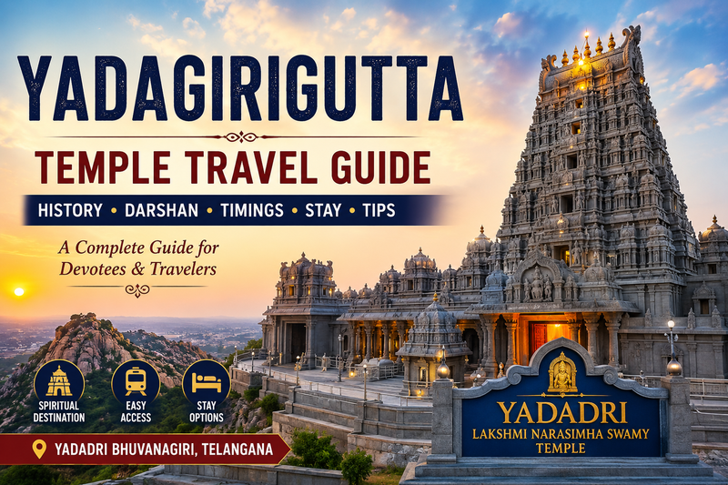 Yadagirigutta Temple Travel Guide – History, Darshan, Timings & Tips